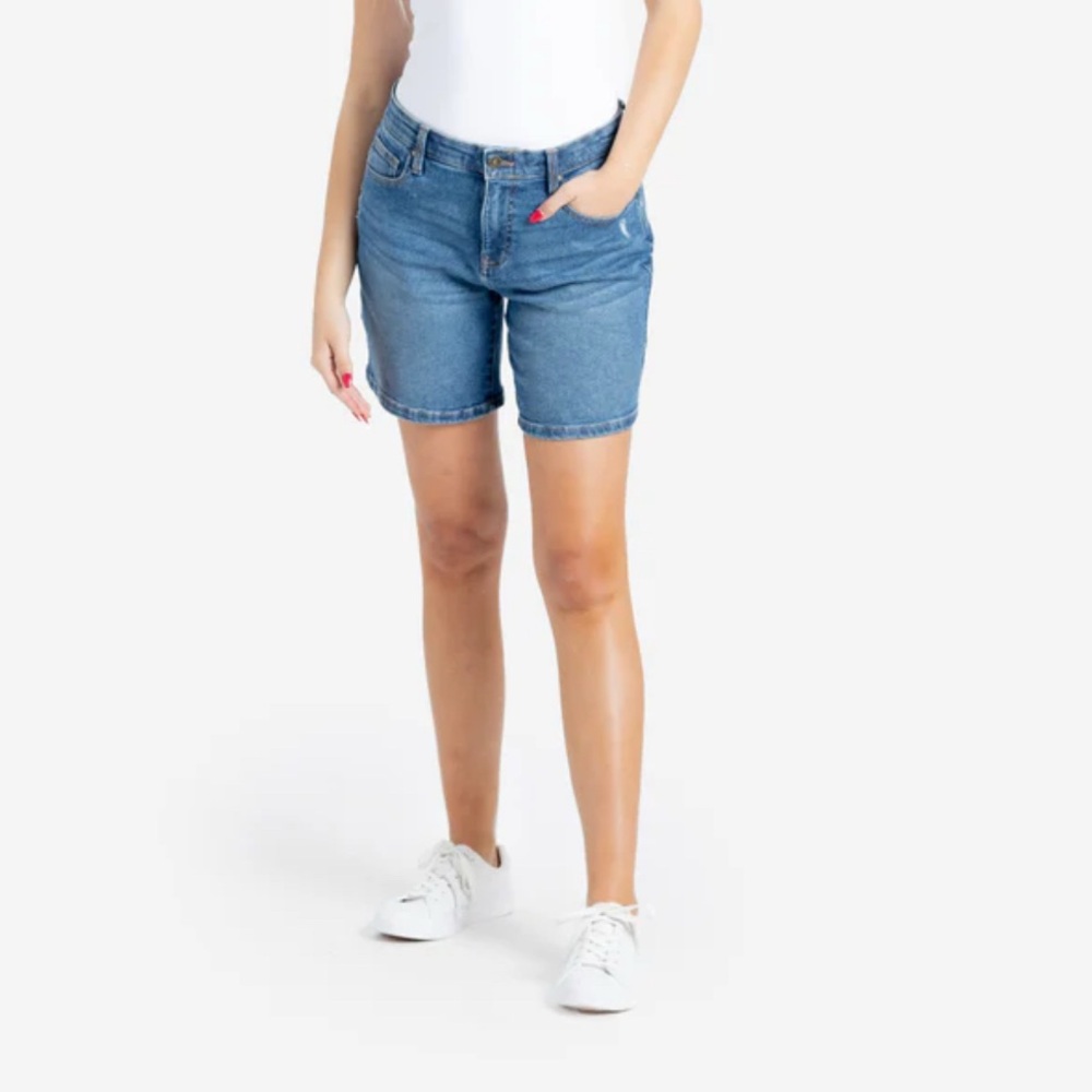 LuLaRoe Blue Jean Shorts Mid-Thigh Length Relaxed Fit